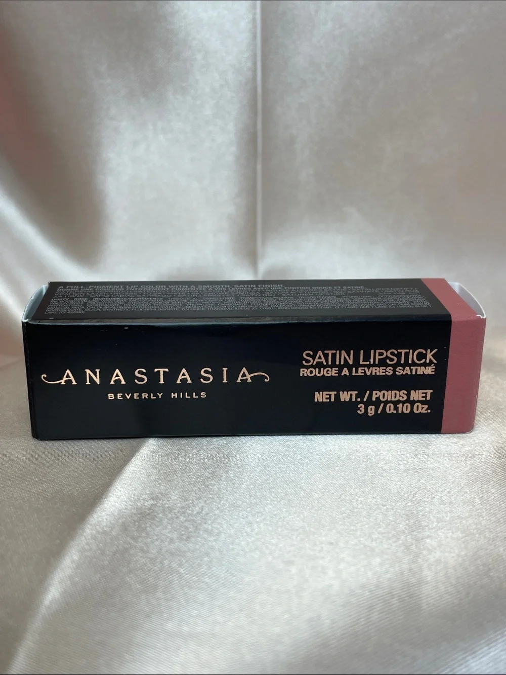 Anastasia Beverly Hills Satin Lipstick - Dusty Rose - NIB $26 MSRP